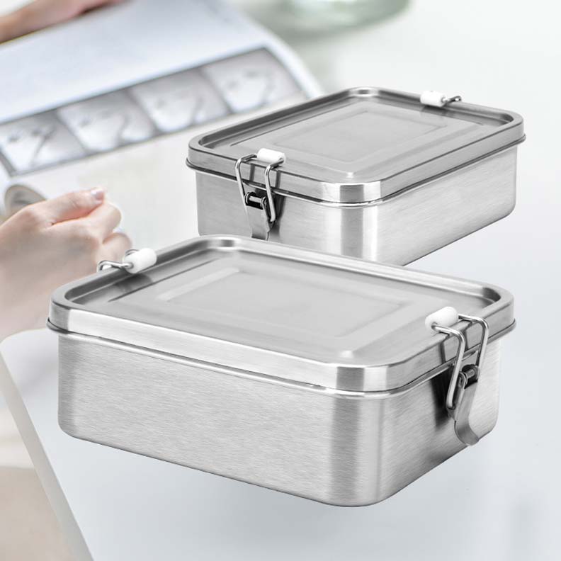 18/8 Stainless Steel Lunch Box Food Container Bento