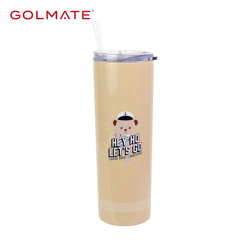 Discount Customized Eco Portable Leak Proof Insulated Drinking Beverage Water Mug With Handle Lid