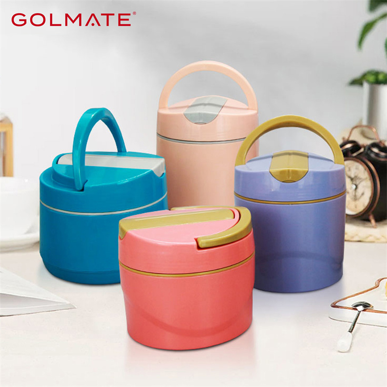 Colorful Custom Personalized Stainless Steel Liner Plastic Vacuum Lunch Box