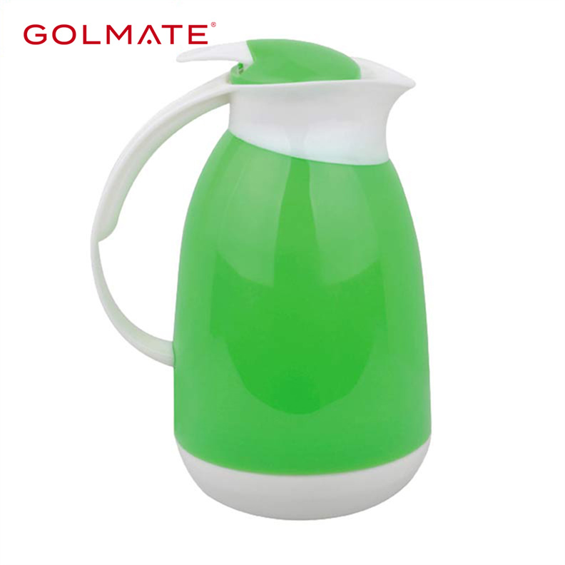 1000ml plastic shell glass liner vacuum insulated water jug 2