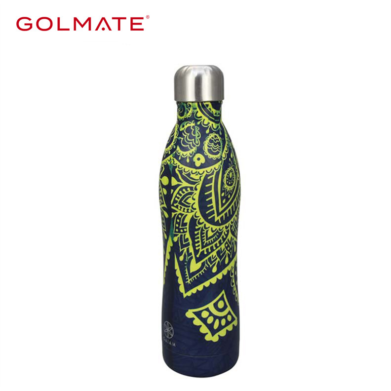 500ml 18/8 Stainless Steel Cola Copper Insulated Sport Water Bottle