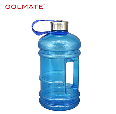 2.2L Big PETG Rubber Grip Transparent Clear Plastic Water Bottle