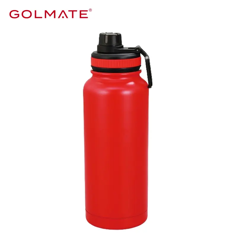 Stainless Steel Sport Water Bottle with Spout Lid