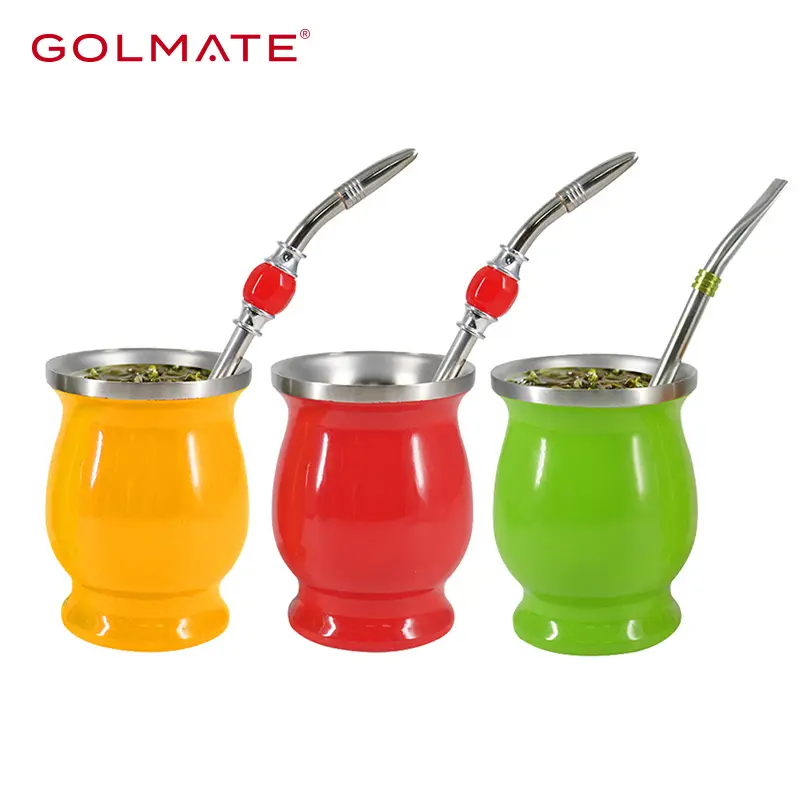 Yerba Mate Cup and Bombilla Set Supplier