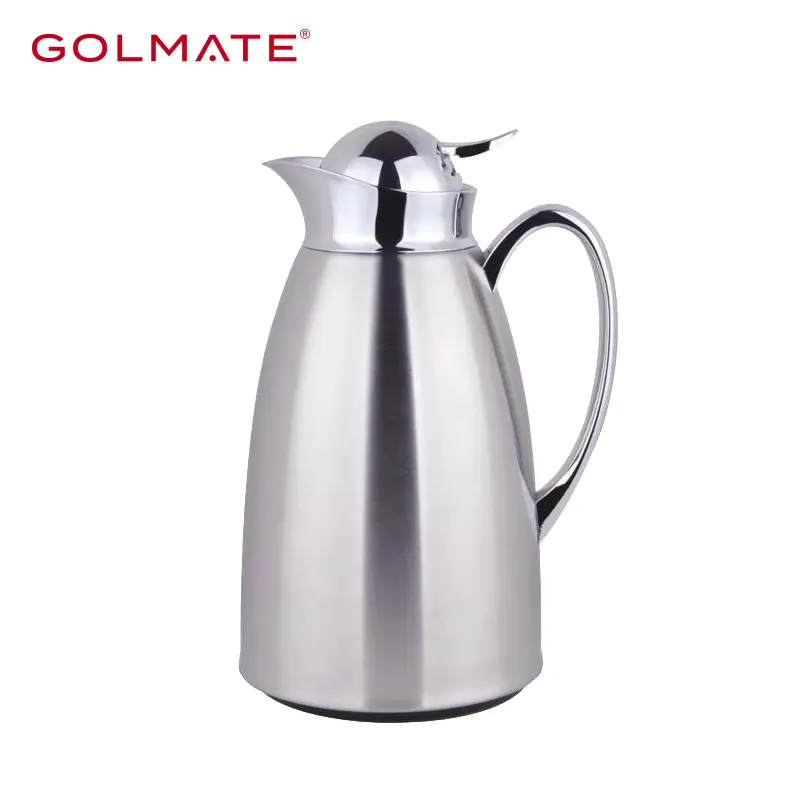 Hot Sale 1L Glass Linered Vacuum Jug with Stainless Steel Shell