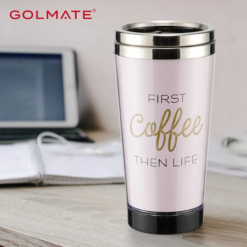 Wholesale Travel Mug Coffee Mug with Splash Proof Sliding Lid