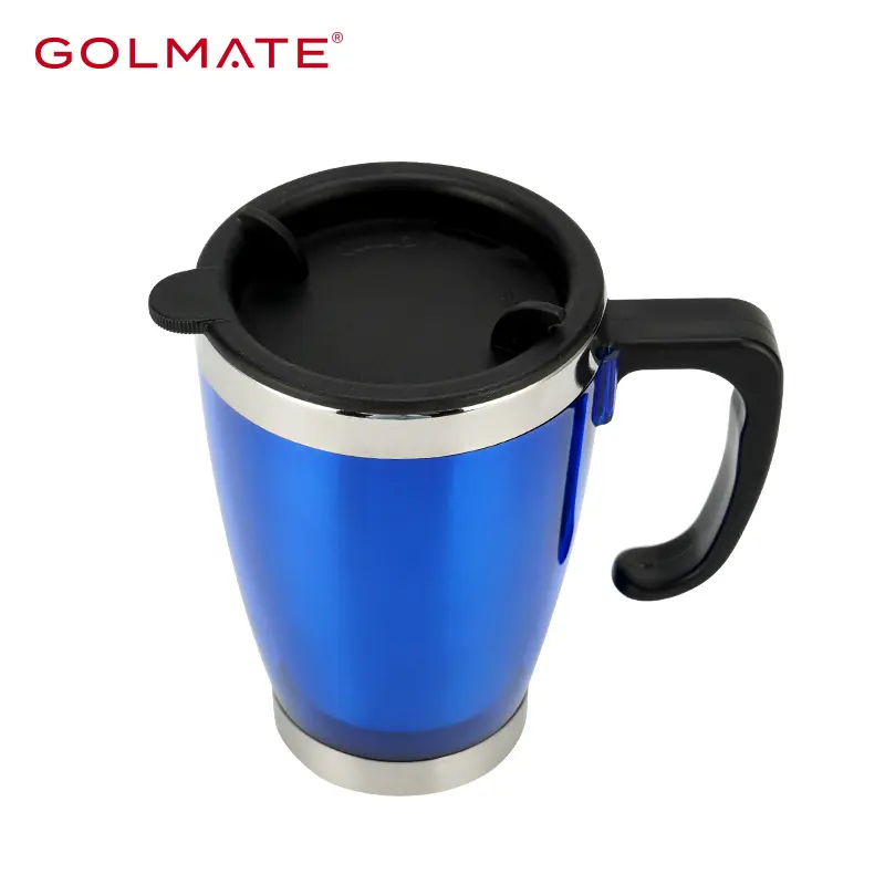 380ml Stainless Steel Travel Mug Coffee Mug for Office with Handle