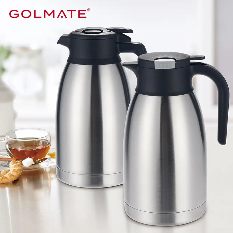 Wholesale Household Stainless Steel Coffee Tea Carafe with PP Lid