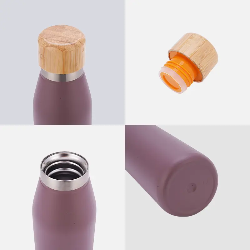 Features of Golmate 500ml Bamboo Lid Stainless Steel Water Bottle